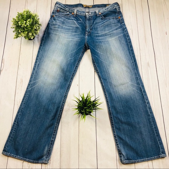 Big Star Other - Big Star Voyager Loose Factory Faded Jeans